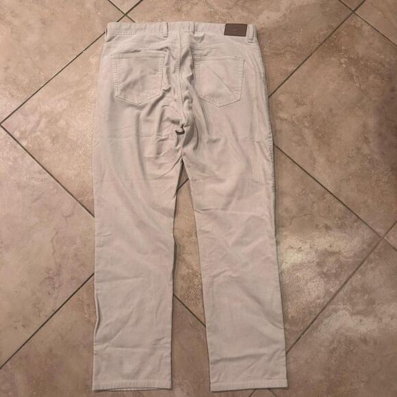 Peter-millar Men's Tan and Cream Trousers - Picture 4 of 4